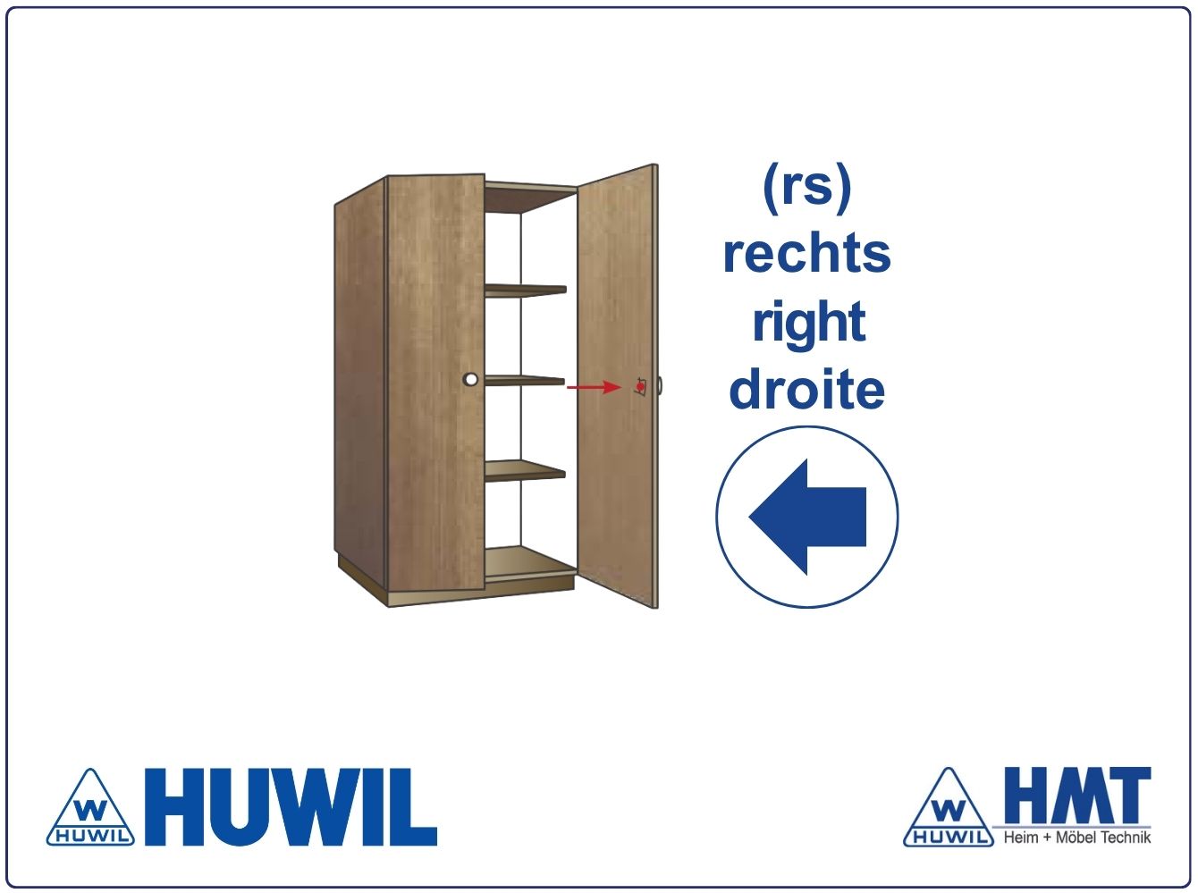 HUWIL Riegel Typ 827.027 - rs