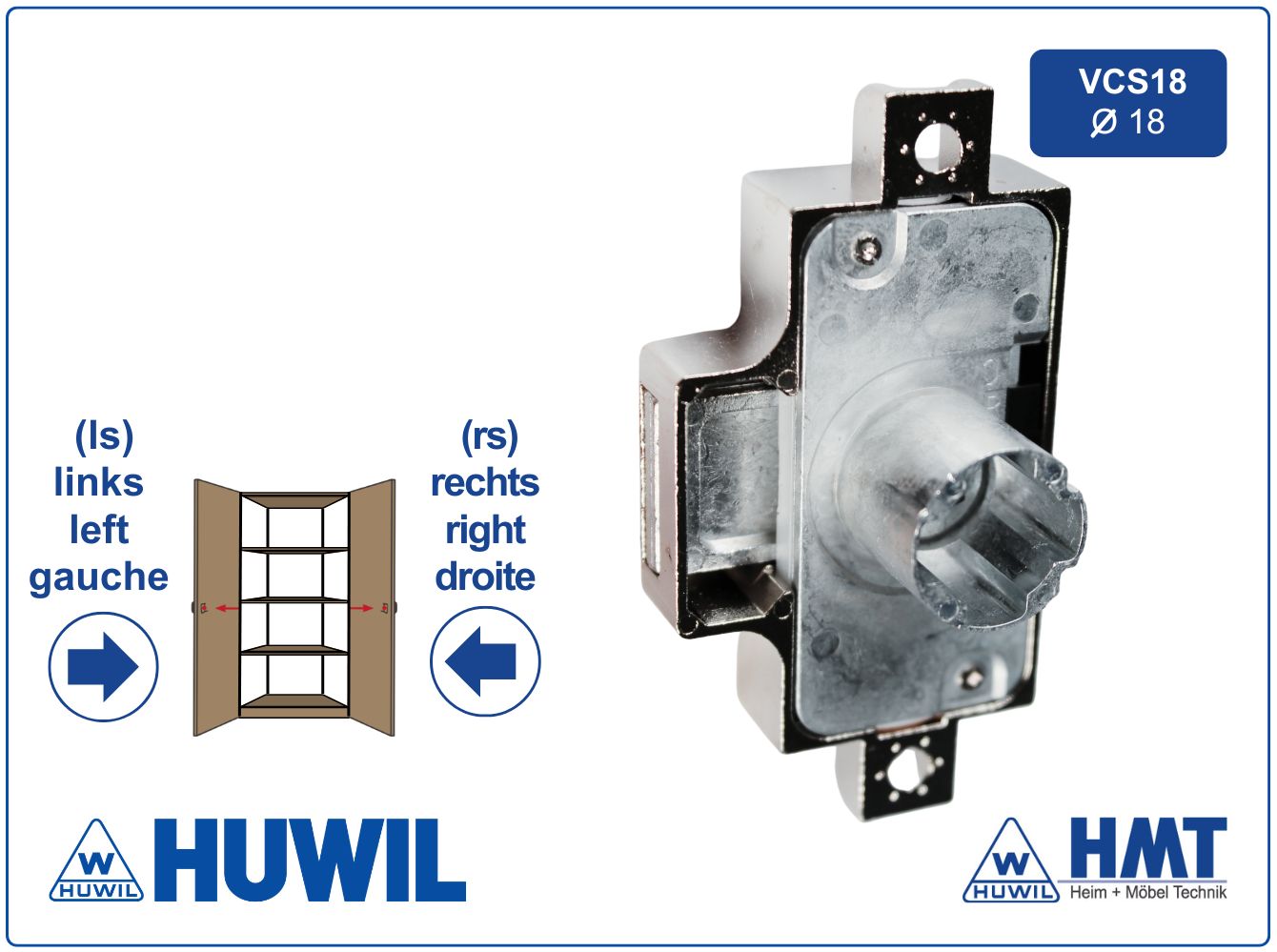 HUWIL Schloss [6] Typ 0748 [VK] rs + ls [MS16-22] - D25