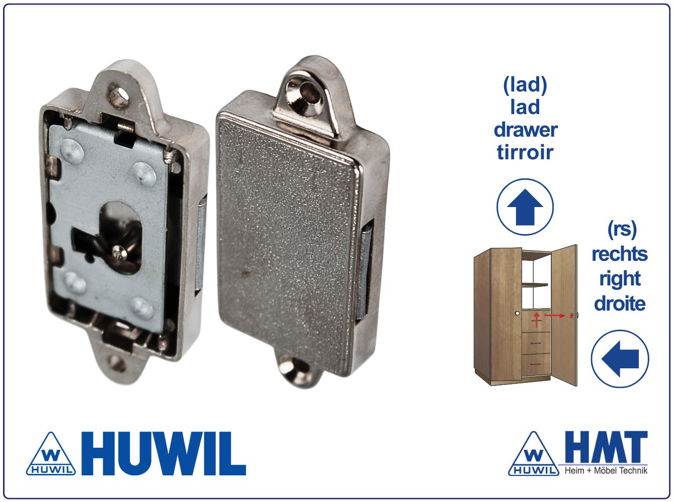 HUWIL Schloss Typ 0426 [N] - D15 / rs + lad