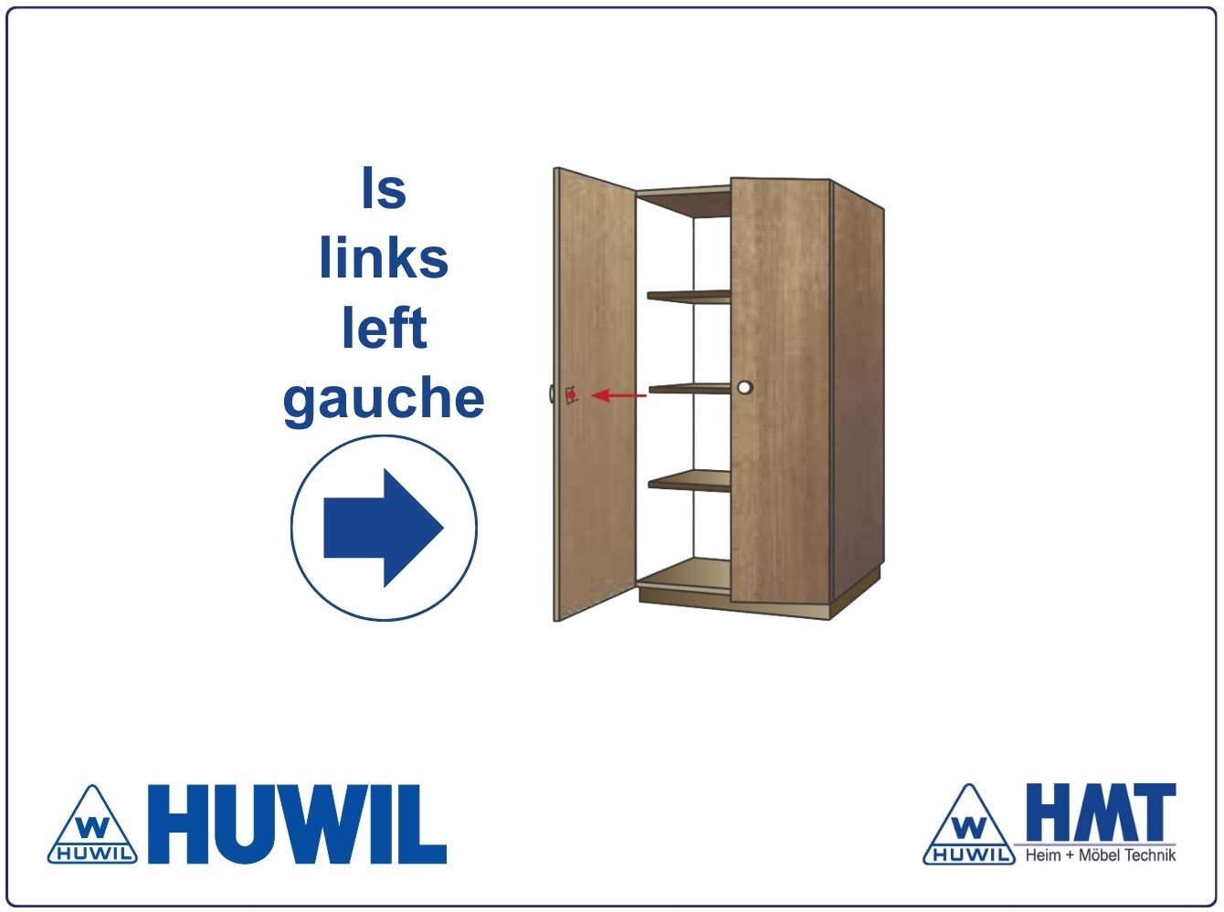 HUWIL Riegel Typ 827.027 - ls HUWIL Riegel Typ 827.027 - ls