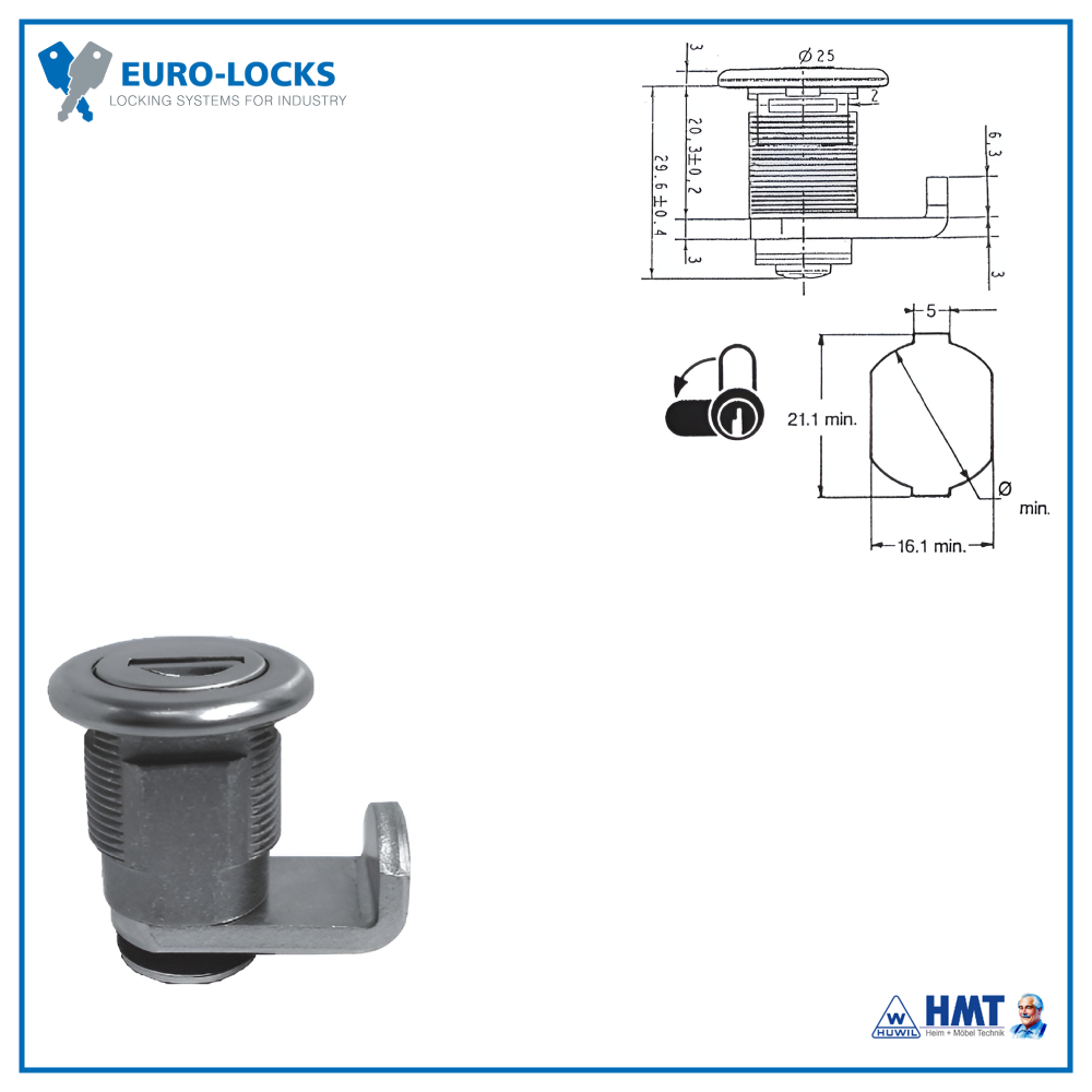DELETE EURO-LOCKS Schloss Typ F126 - F5077-6V / VS