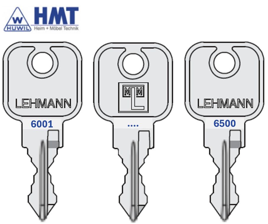 MLM Wendeschlüssel Typ B1 - Schließung 6001 - 6500