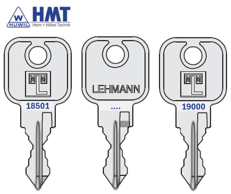 MLM Wendeschlüssel Typ B1 - Schließung 18501