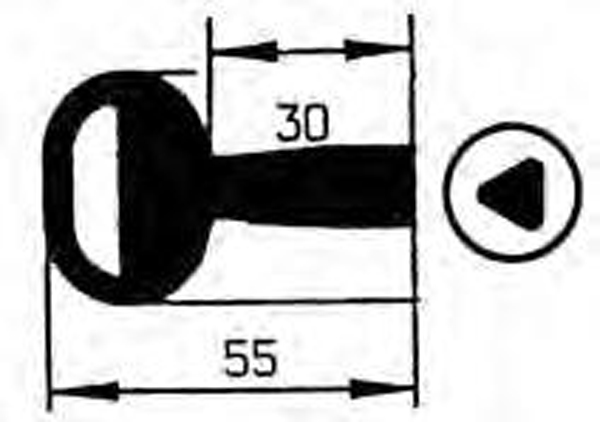 EURO-LOCKS Dreikantschlüssel ▲ 7 mm EURO-LOCKS Dreikantschlüssel ▲ 7 mm