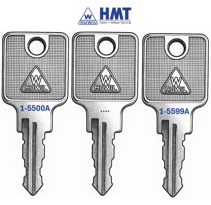 HUWIL Wendeschlüssel Typ 1550 - (5500 bis 5599)