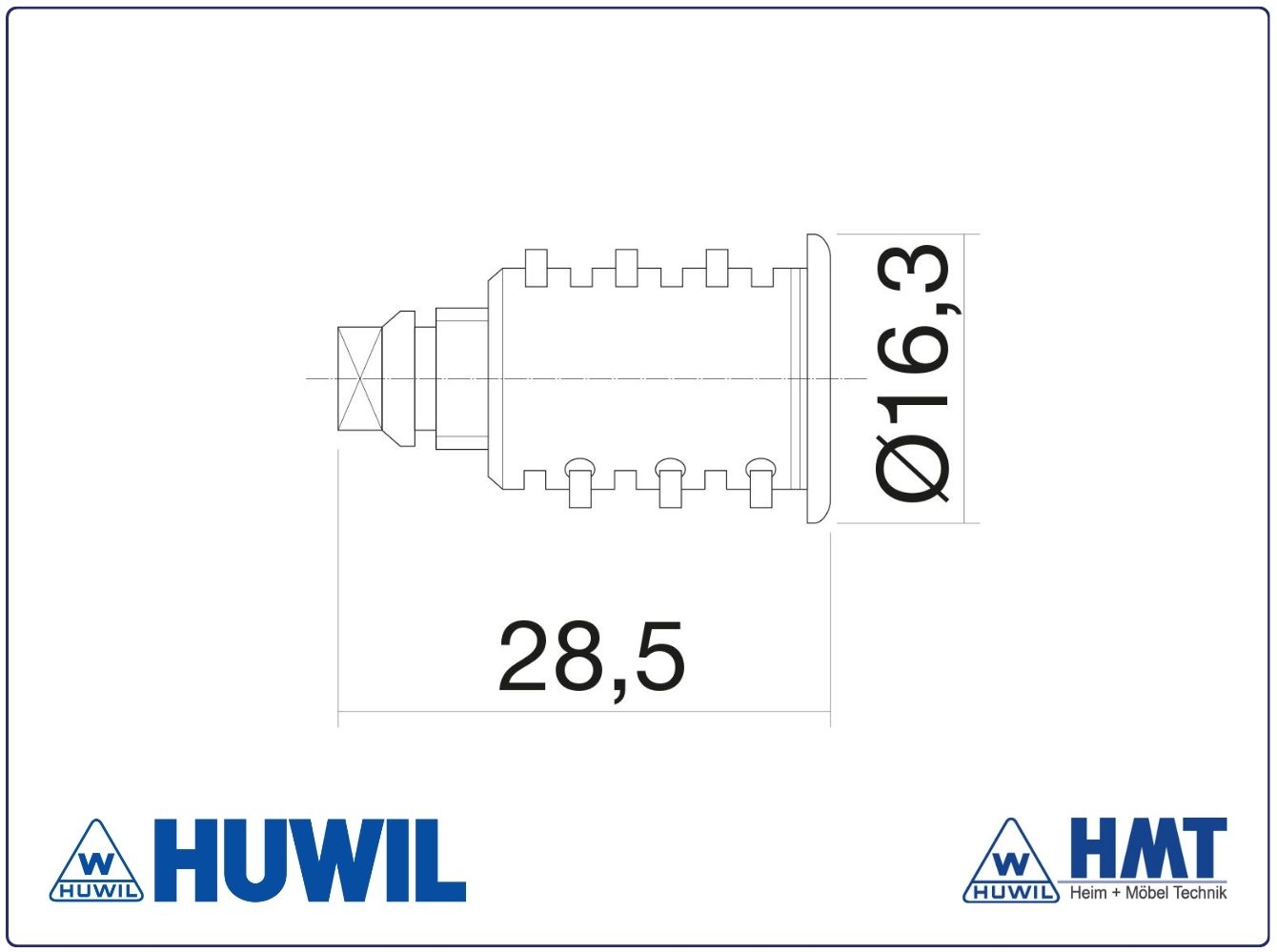 HUWIL Zylinderkern VCS18 [SK: H-3] GL: 3001 bis 3040 & 3131