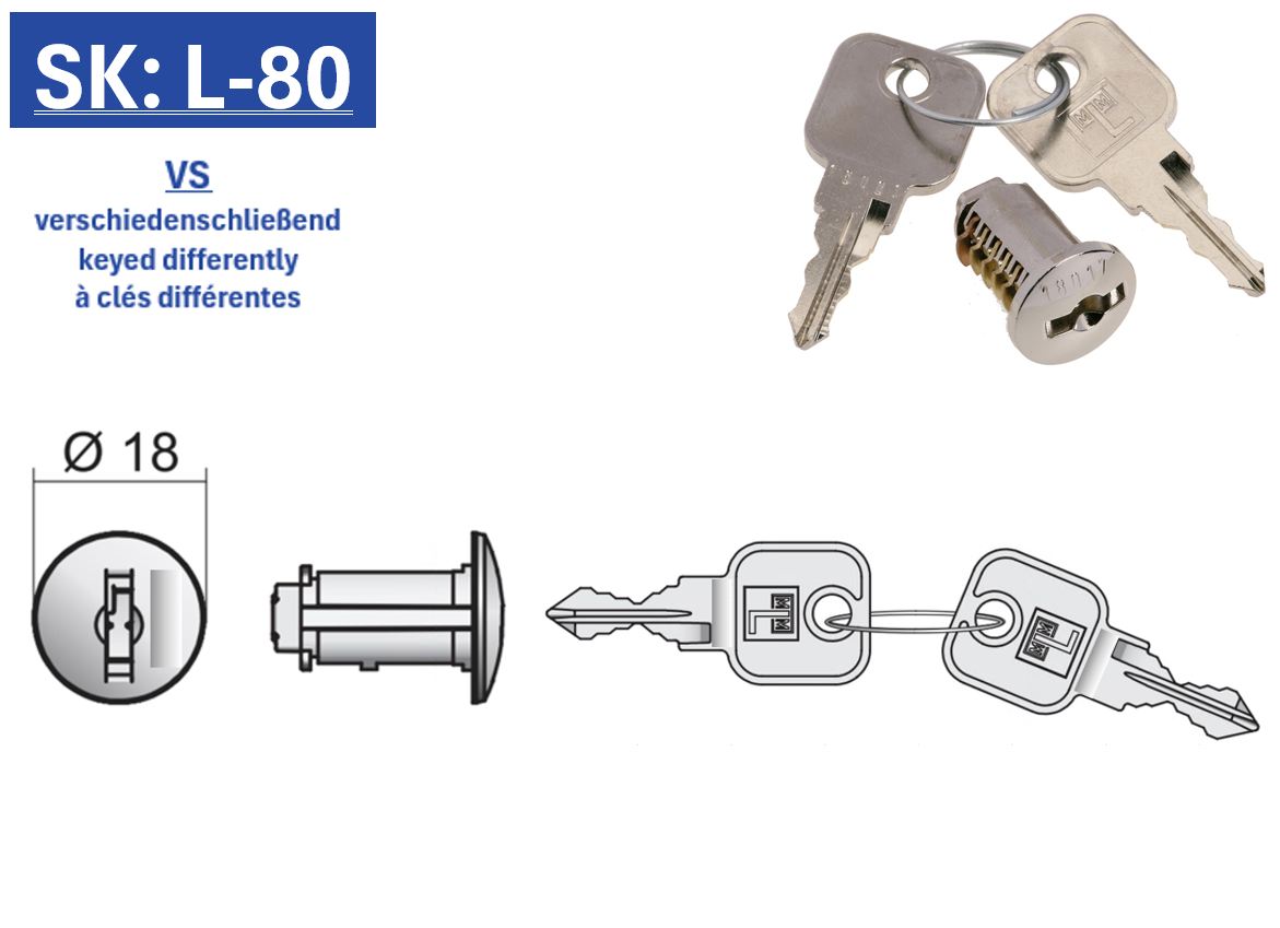 MLM Zylinderkern P2 Ø18mm [SK: L-80] - VS