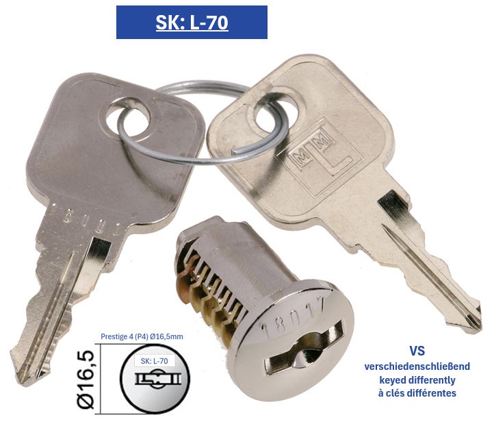 MLM Zylinderkern P4 Ø16,5mm [SK: L-70] - VS