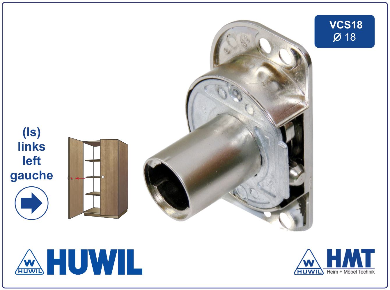 HUWIL Schloss Typ 0358 VCS18 - D15 / ls