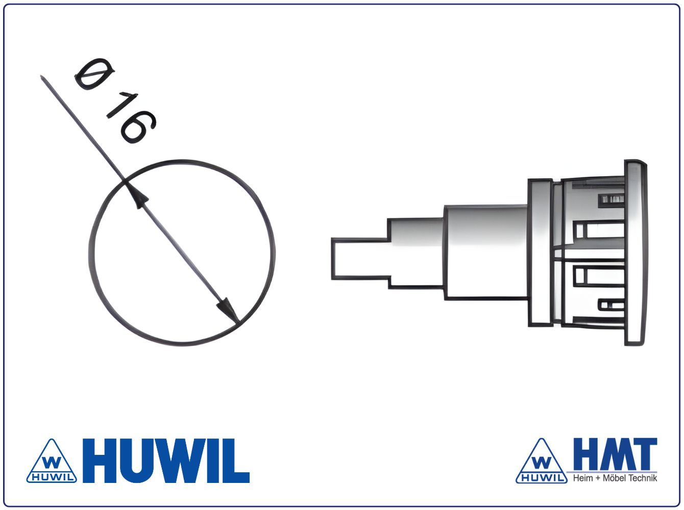 HUWIL Kappe Typ 8871 für VCS18 HUWIL Kappe Typ 8871 für VCS18