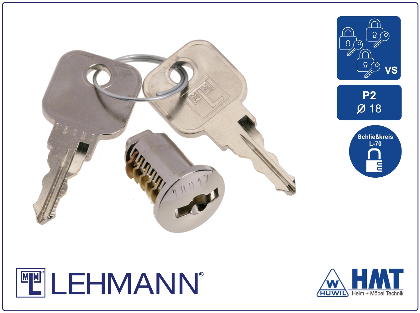 MLM Zylinderkern Typ P2 Ø18mm [SK: L-70] - VS