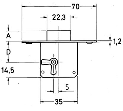 JuNie Schloss Typ 0003 J - D20 / rs