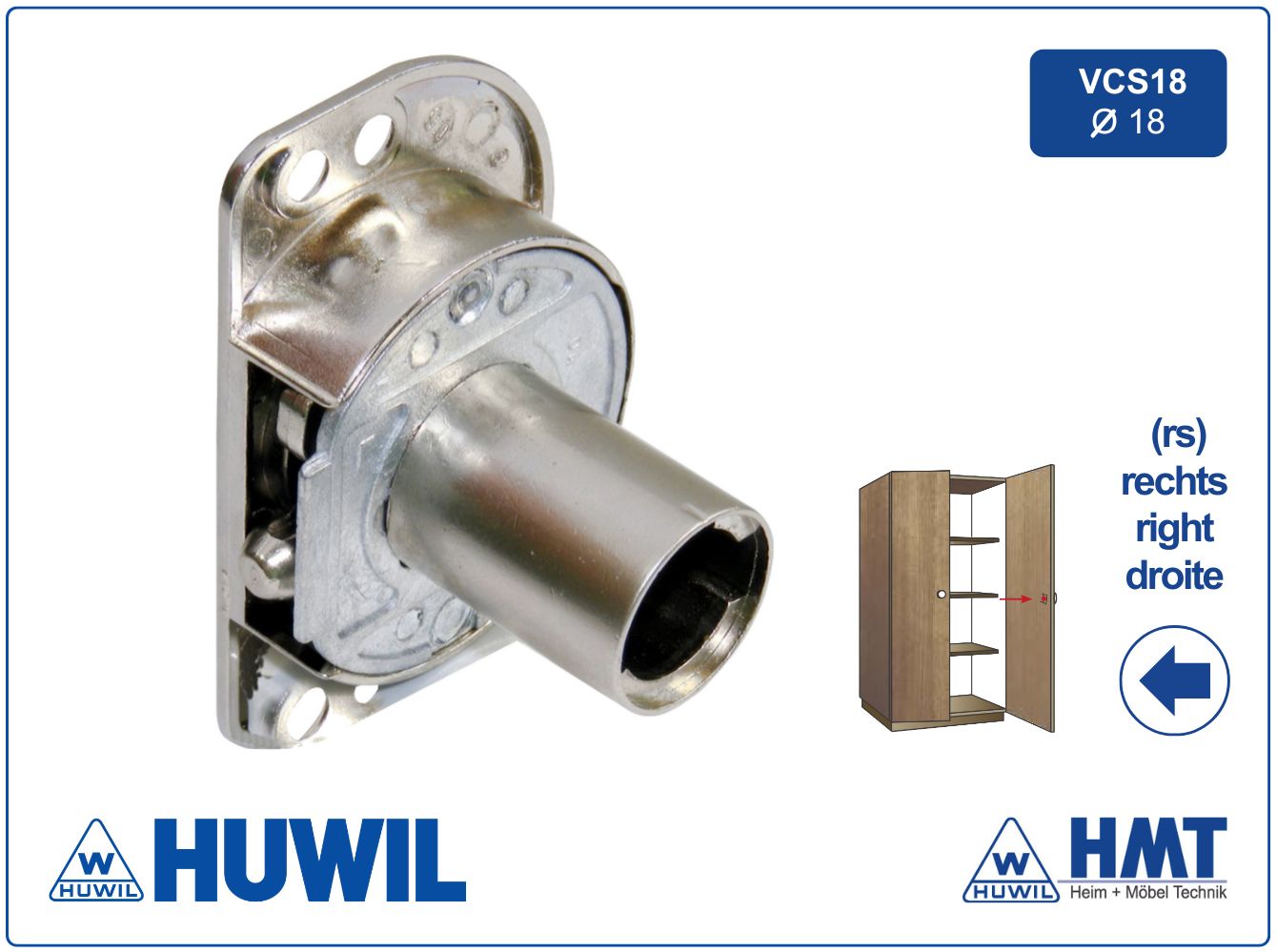 HUWIL Schloss Typ 0358 VCS18 - D15 / rs HUWIL Schloss Typ 0358 VCS18 - D15 / rs