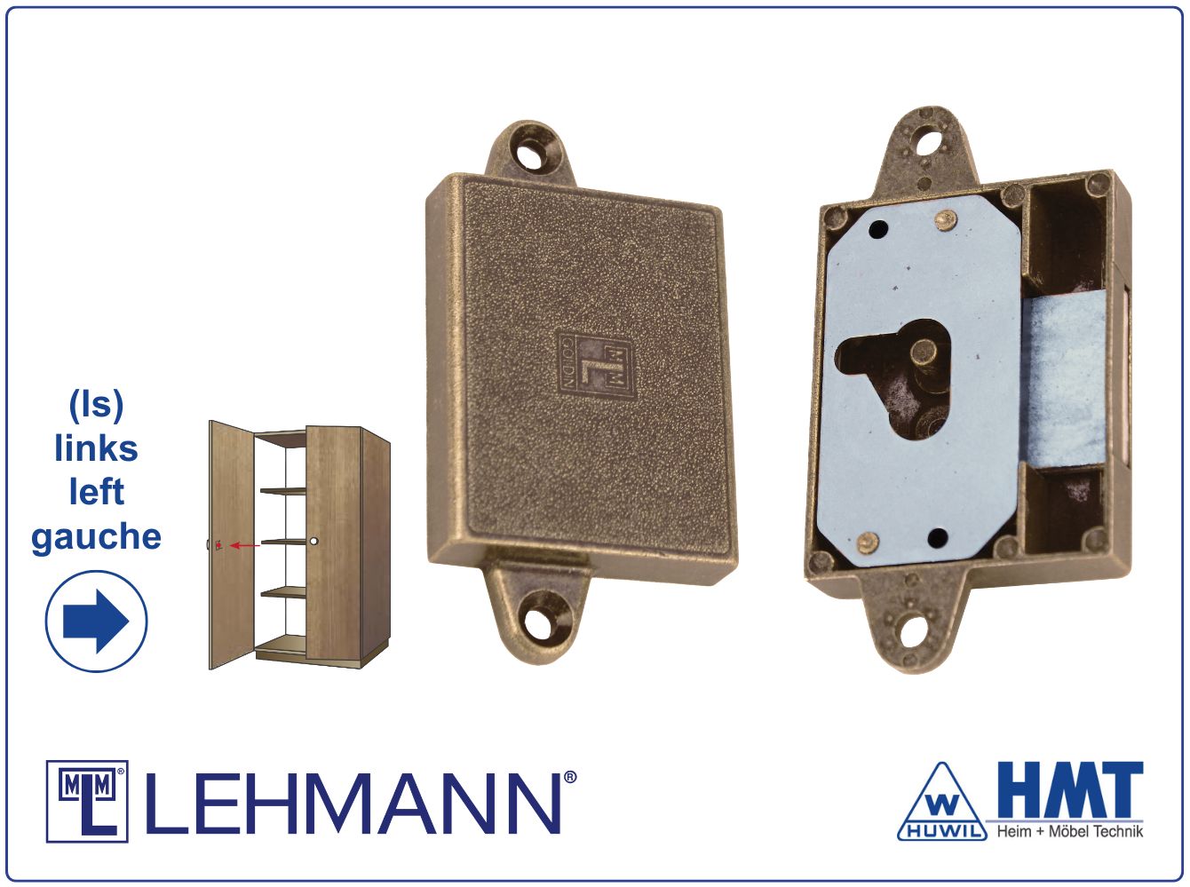 MLM Schloss Typ 530 [B] für Bartschlüssel - D25 / ls