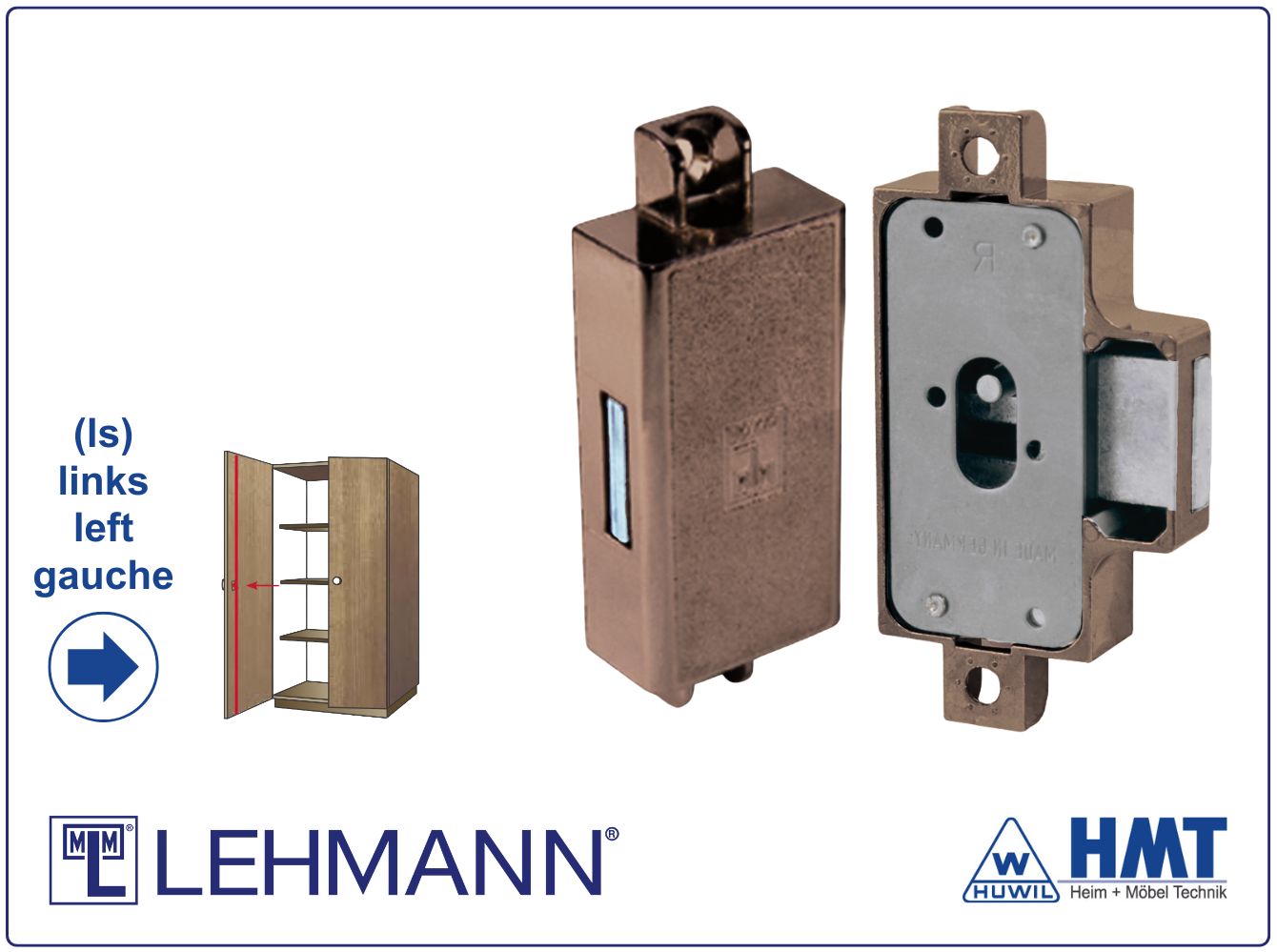 MLM Schloss Typ 700 [B] für Bartschlüssel - D25 / ls