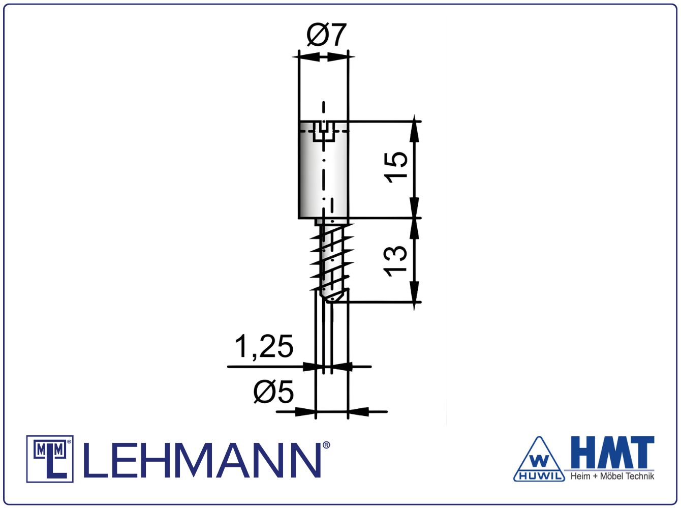 MLM Anschlagstift Typ 055 MLM Anschlagstift Typ 055