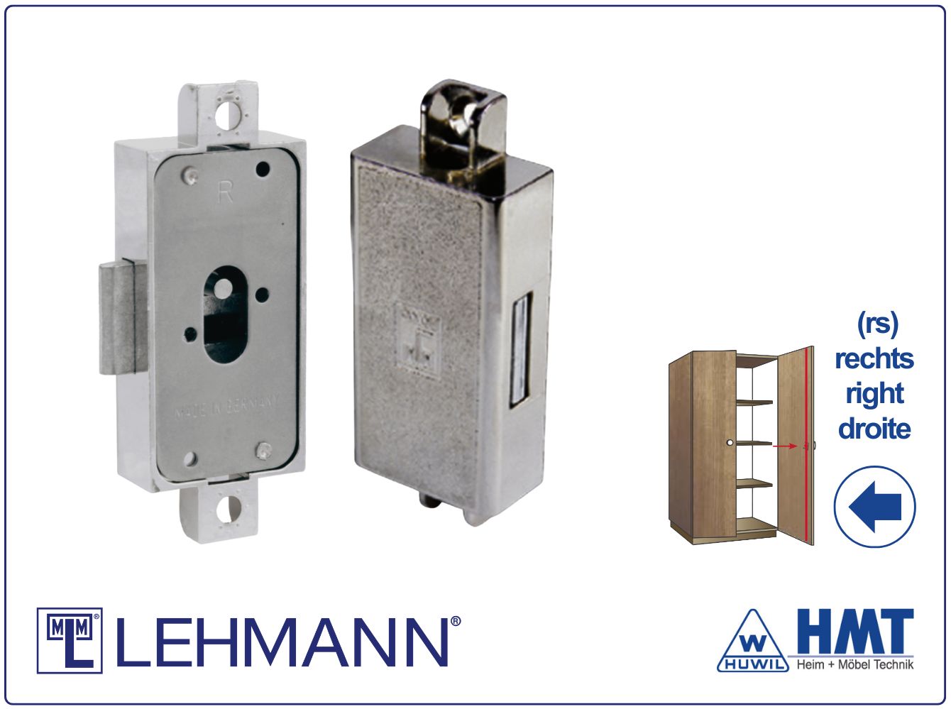 MLM Schloss Typ 700 [N] für Bartschlüssel - D20 / rs