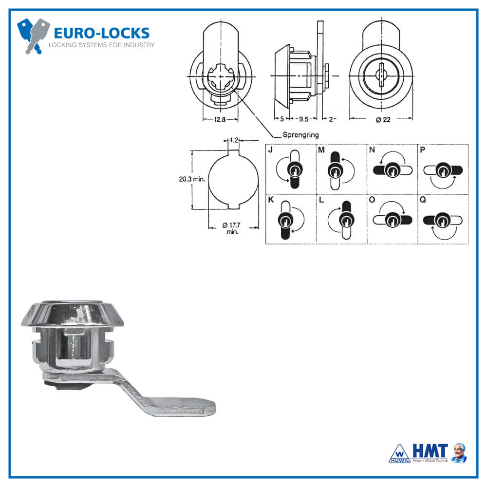EURO-LOCKS Schloss Typ 0221 [03] - R#M231631 / VS