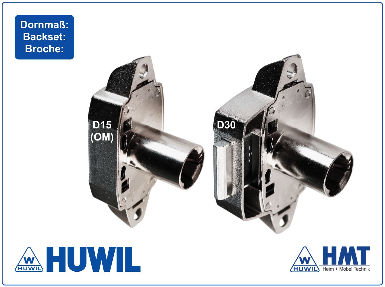 HUWIL Schloss [6] Typ 0247 VCS18 - OM (oder für Knopf 601)