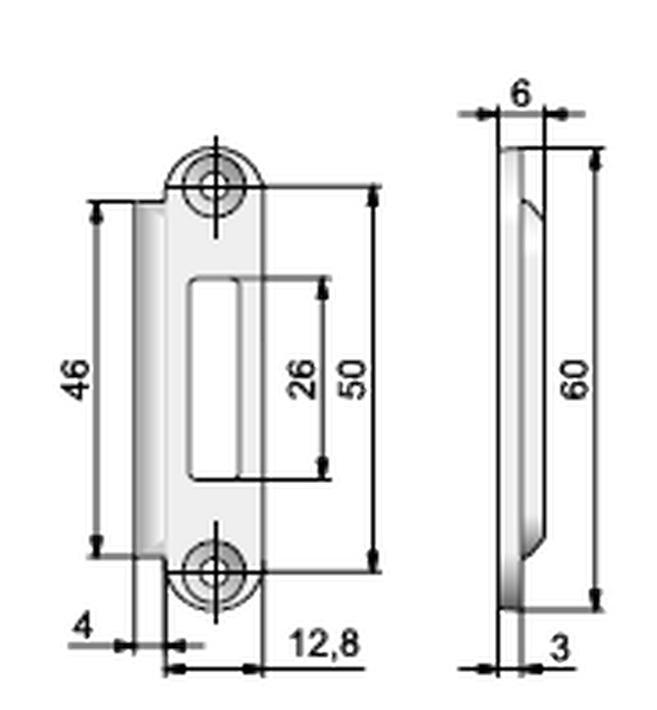 DELETE MLM Schließblech Typ 4161