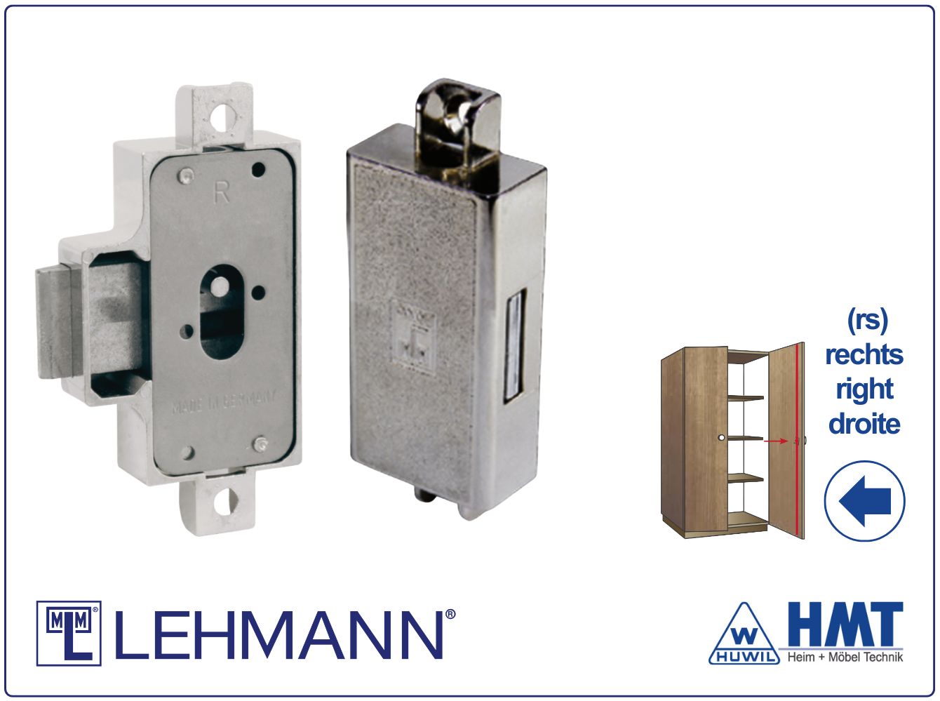 MLM Schloss Typ 700 [N] für Bartschlüssel - D30 / rs