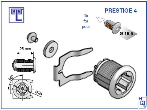 DELETE MLM Schloss Typ 316 P4 - GL25 / rs