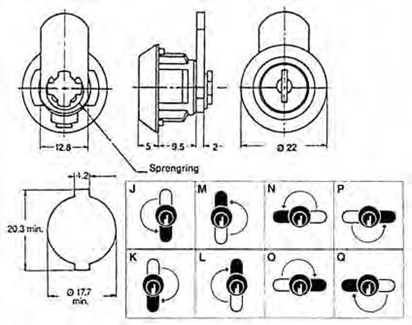 EURO-LOCKS Schloss Typ 0221 [03] - R#M231631 / VS