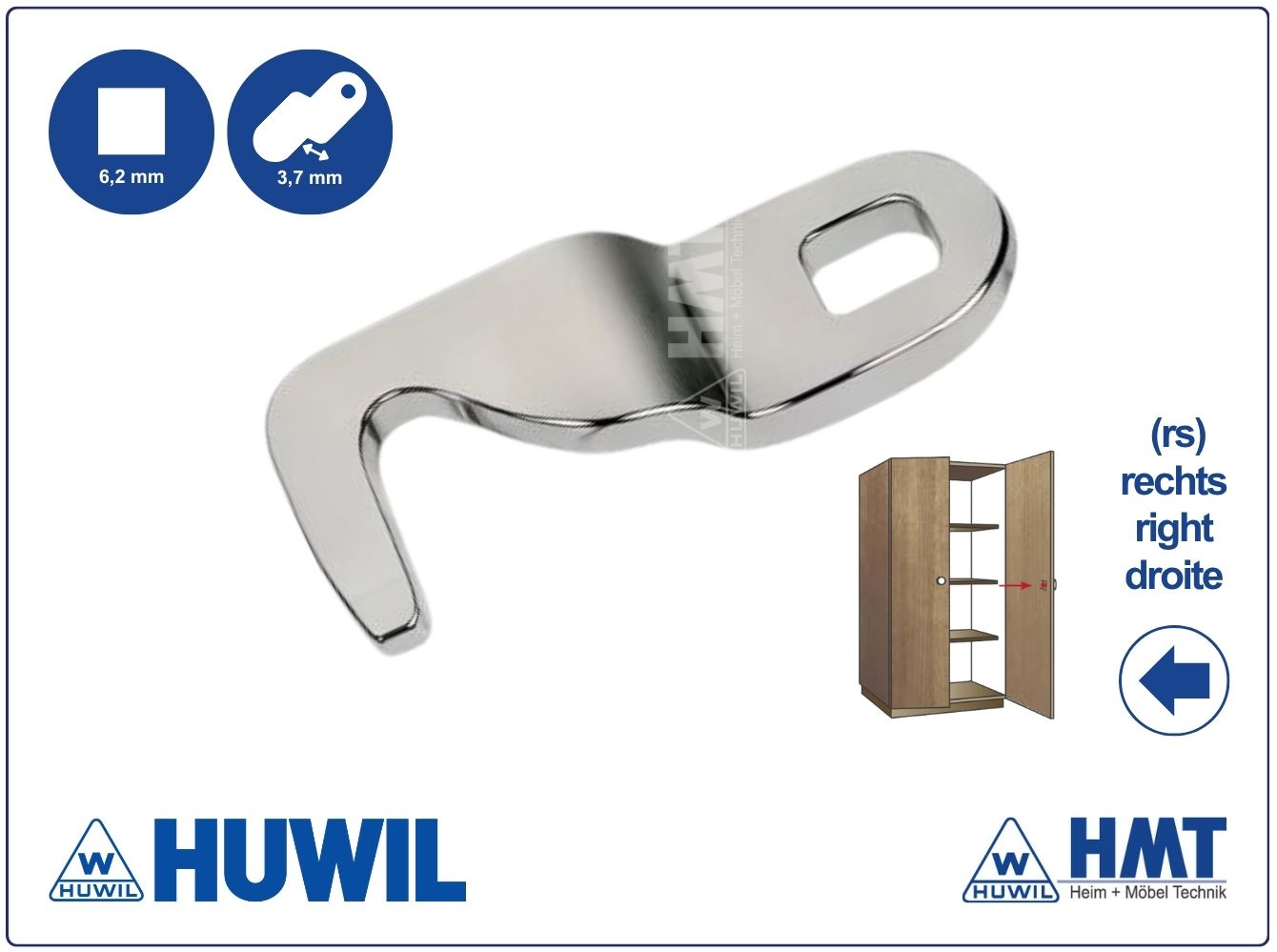 DELETE HUWIL Riegel Typ 827.027 - rs