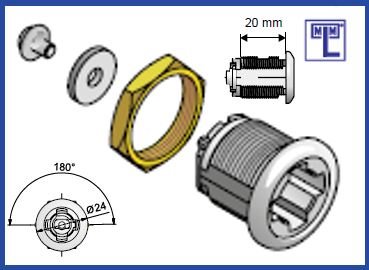 DELETE MLM Schloss Typ 311 P2 - GL20 / rs