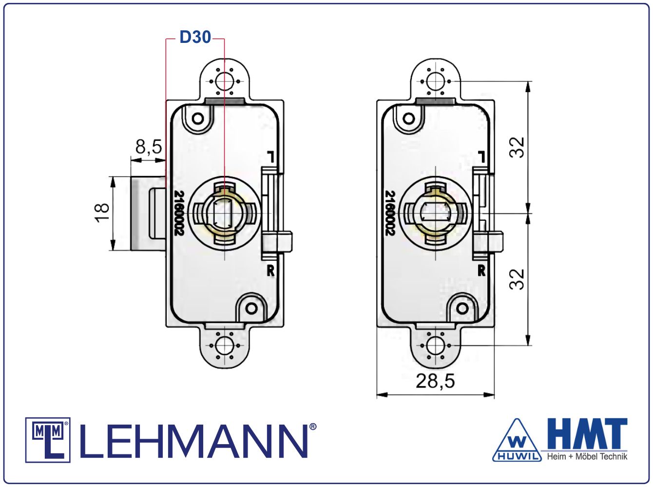 MLM Schloss Typ 550 P2 - D30 / rs + ls