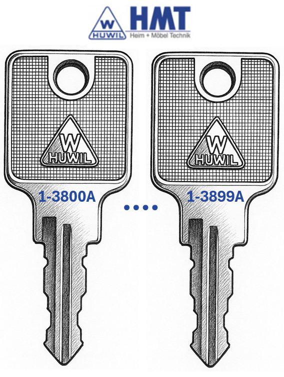 HUWIL Wendeschlüssel Typ 1550 - (3800 bis 3899)