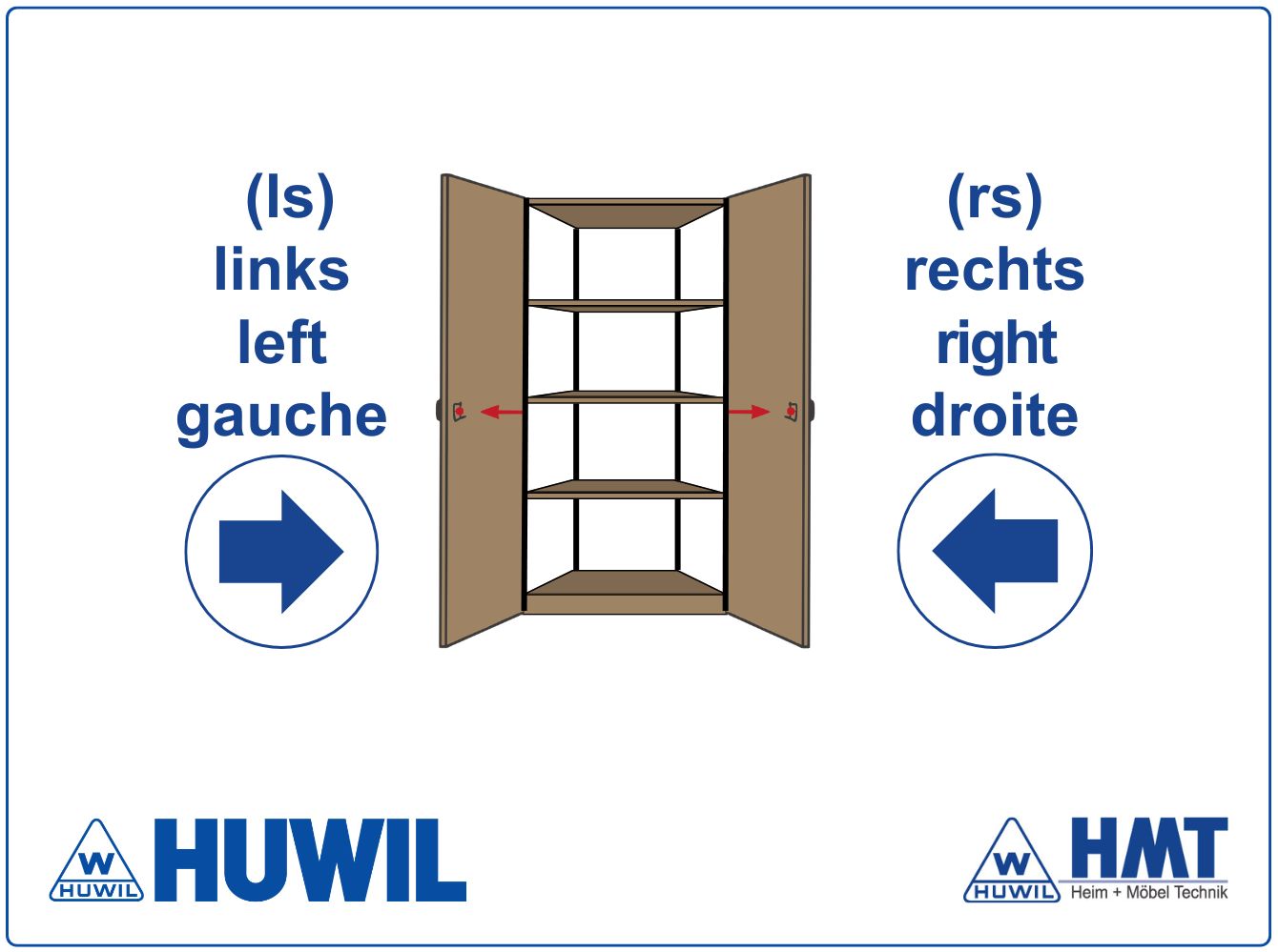 HUWIL Schloss Typ 0237 Ø16,5 [RA] - D20 / rs + ls / #.2120