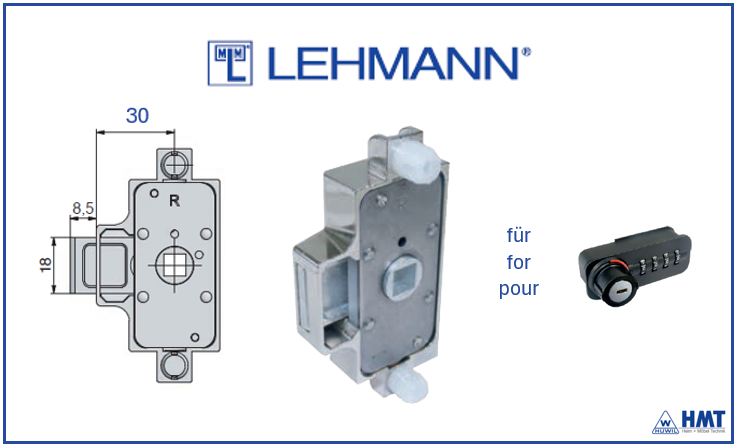 MLM Schloß Typ 708.9 [K] für Dial Lock - [D] / D30 / rs + ls