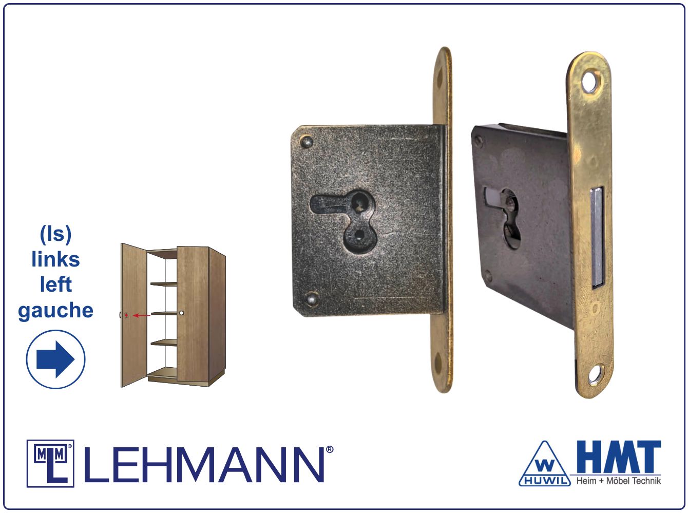 MLM Schloss Typ 490 für Bartschlüssel - D25 / ls MLM Schloss Typ 490 für Bartschlüssel - D25 / ls