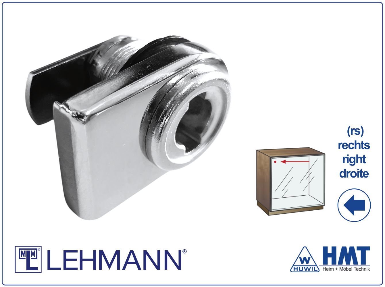 MLM Schloss mit Frontplatte Typ 311.01 P2/P4 - rs