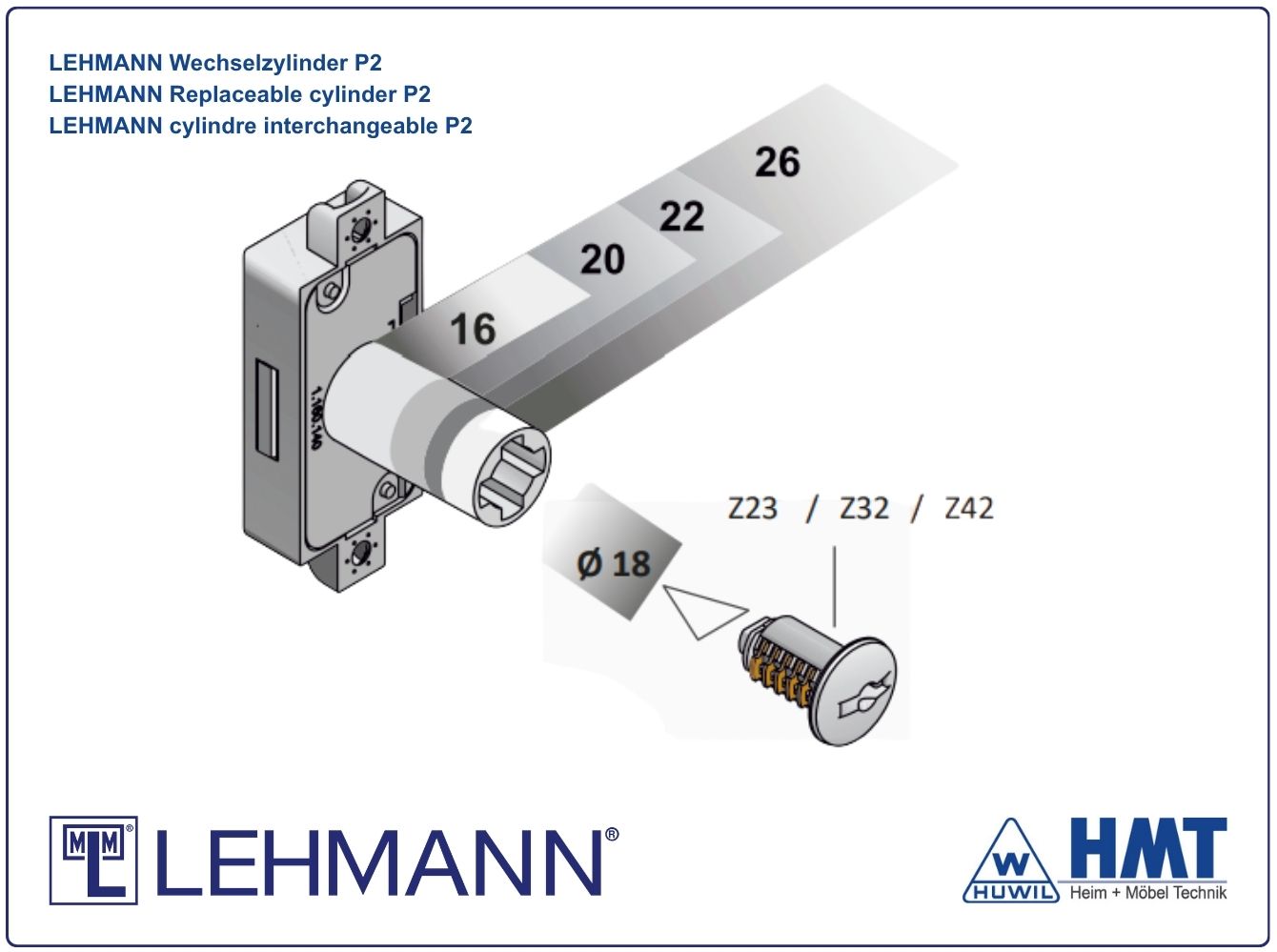 MLM Zylinderkern Z32 P2 Ø18mm [SK: L-80] - VS